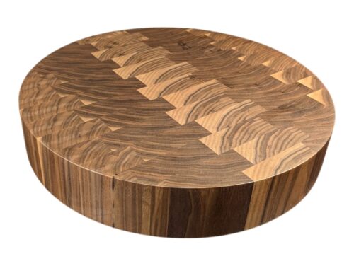American Walnut Medium Round 400 x 400mm
