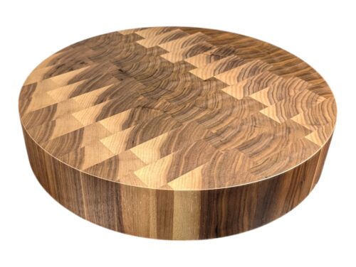 American Walnut Medium Round 400 x 400mm